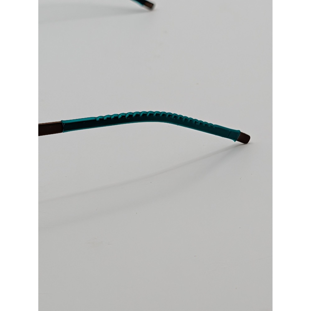 Cole Haan Zerogrand CH4014 Half Rim Eyeglass Frames Brown Teal 51-18-140 - Picture 6 of 16